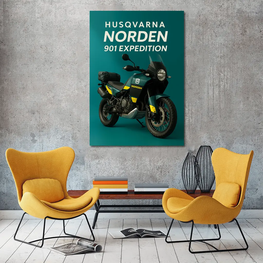 Husqvarna Norden 901 Expedition Adventure Motorcycle – Wall Art
