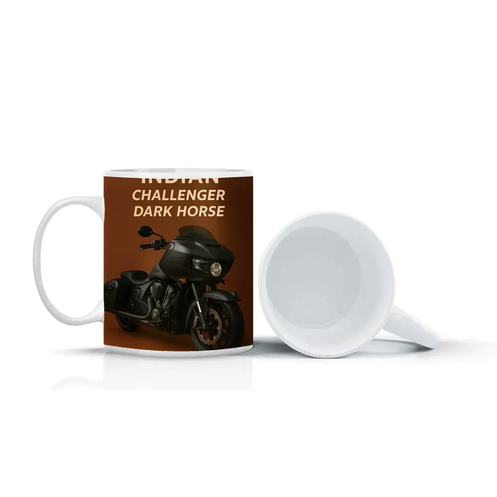 Indian Challenger Dark Horse Matte Black Motorcycle – Mugs