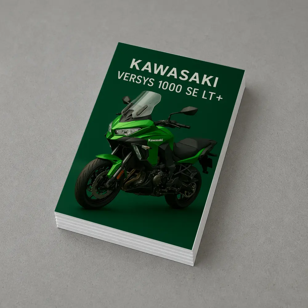 Kawasaki Versys 1000 SE Green Studio – Postcards