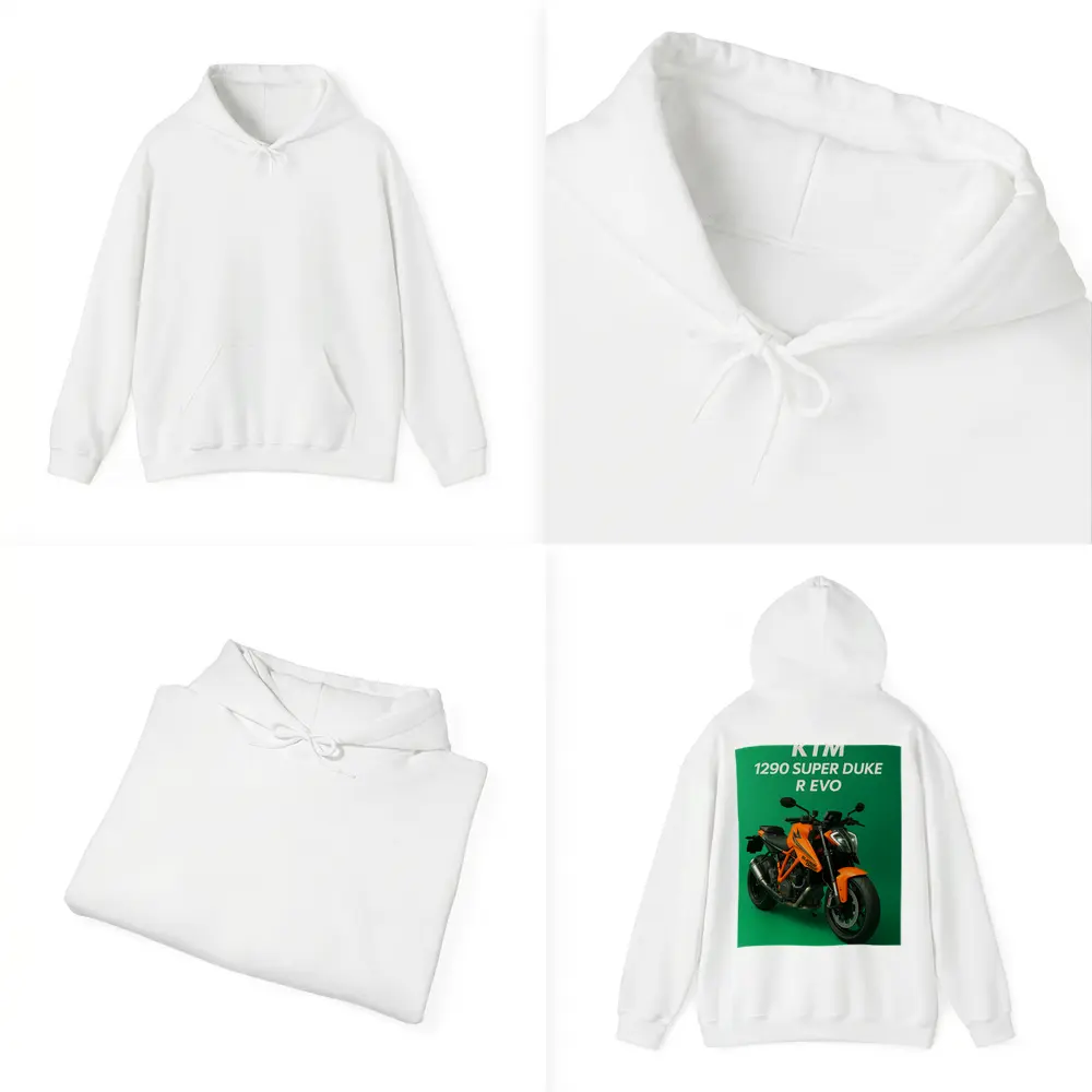 KTM Super Duke R Evo Green Background – Hoodies
