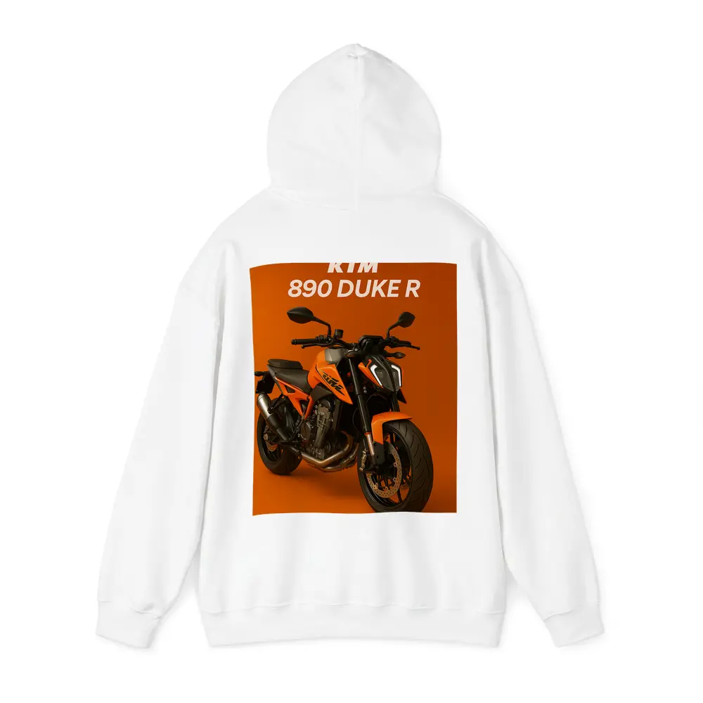 KTM 890 Duke R Orange Background – Hoodies