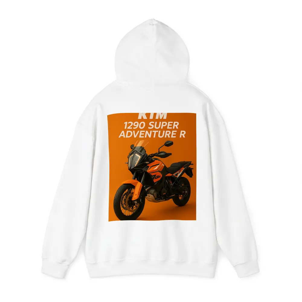 KTM 1290 Super Adventure R Orange Background – Hoodies