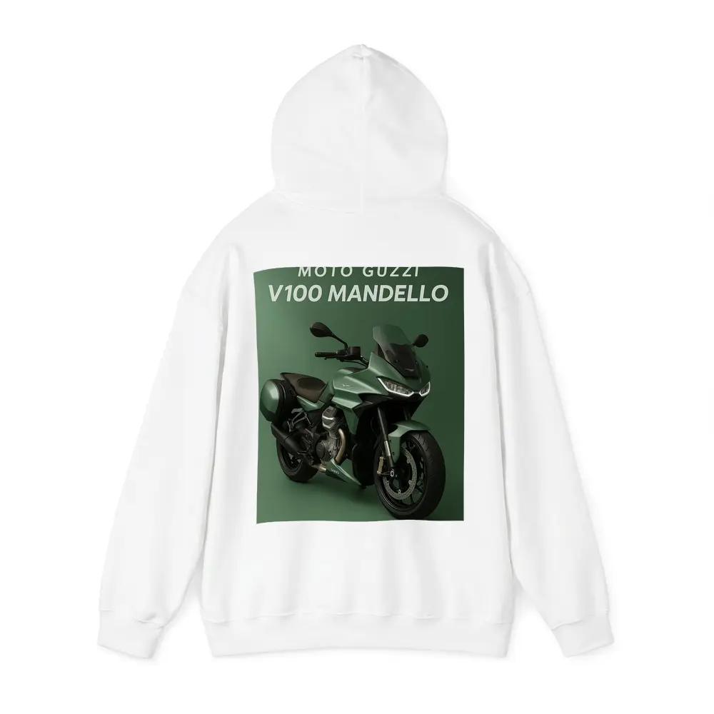 Moto Guzzi V100 Mandello Green Sport Motorcycle – Hoodies