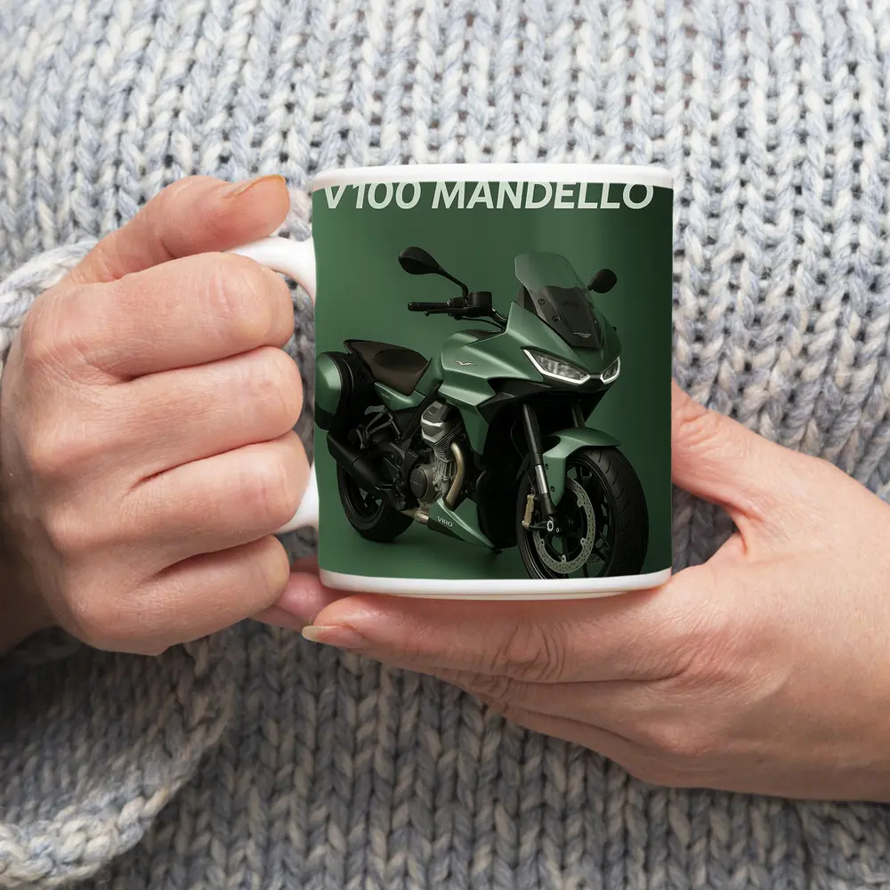 Moto Guzzi V100 Mandello Green Sport Motorcycle – Mugs