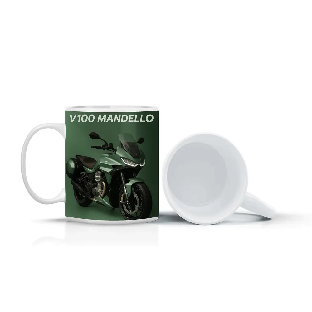 Moto Guzzi V100 Mandello Green Sport Motorcycle – Mugs