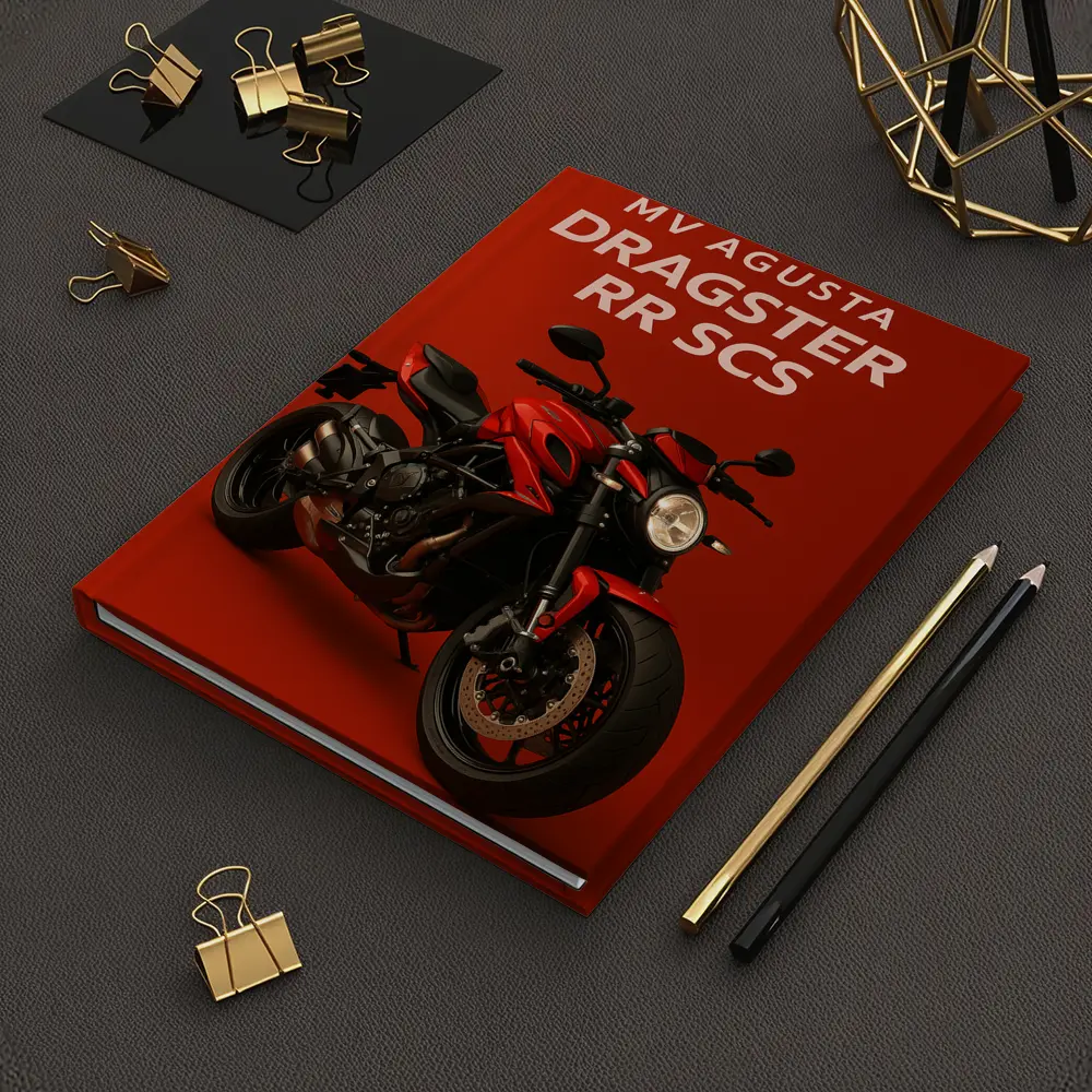 MV Agusta Dragster RR SCS Red Background – Notebooks