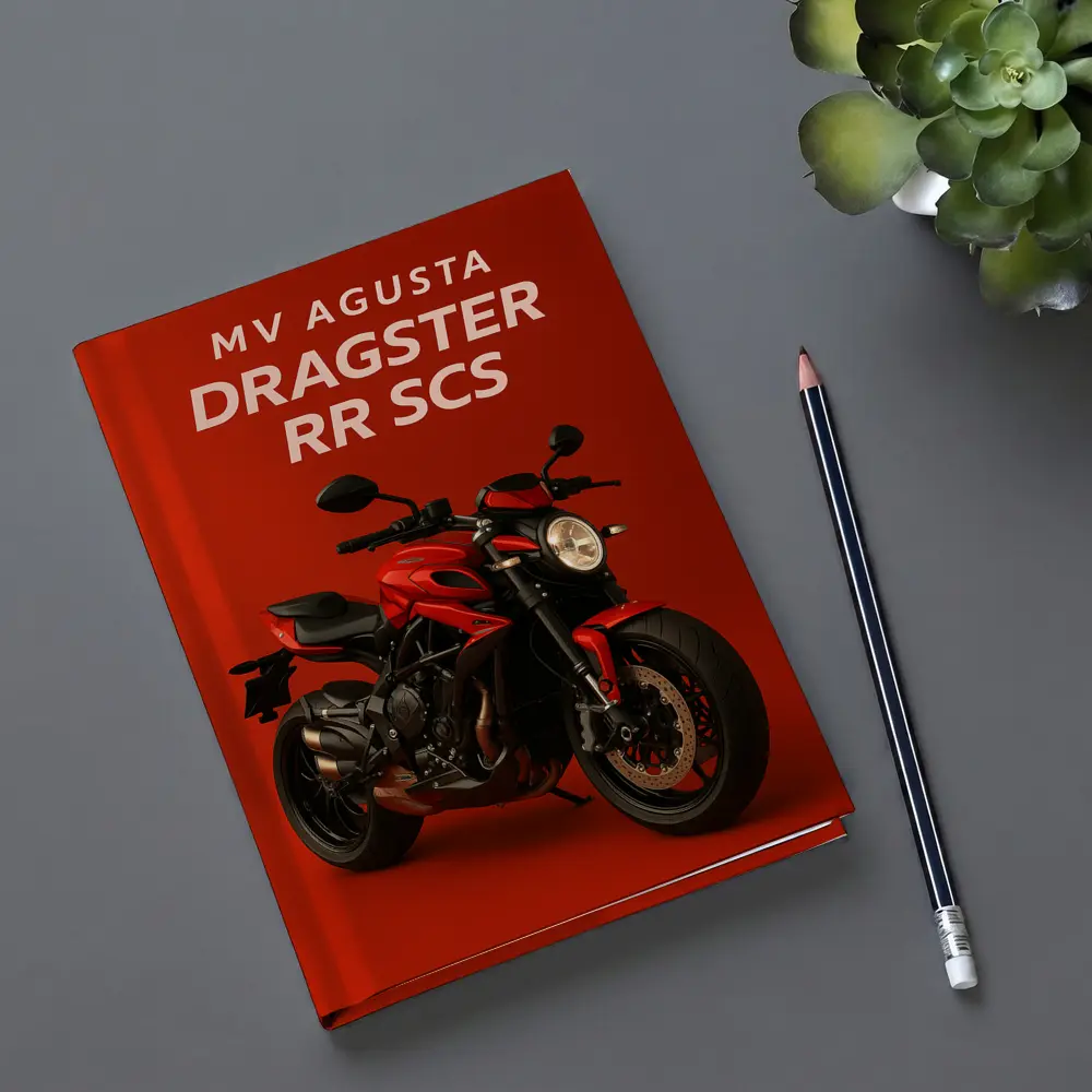 MV Agusta Dragster RR SCS Red Background – Notebooks