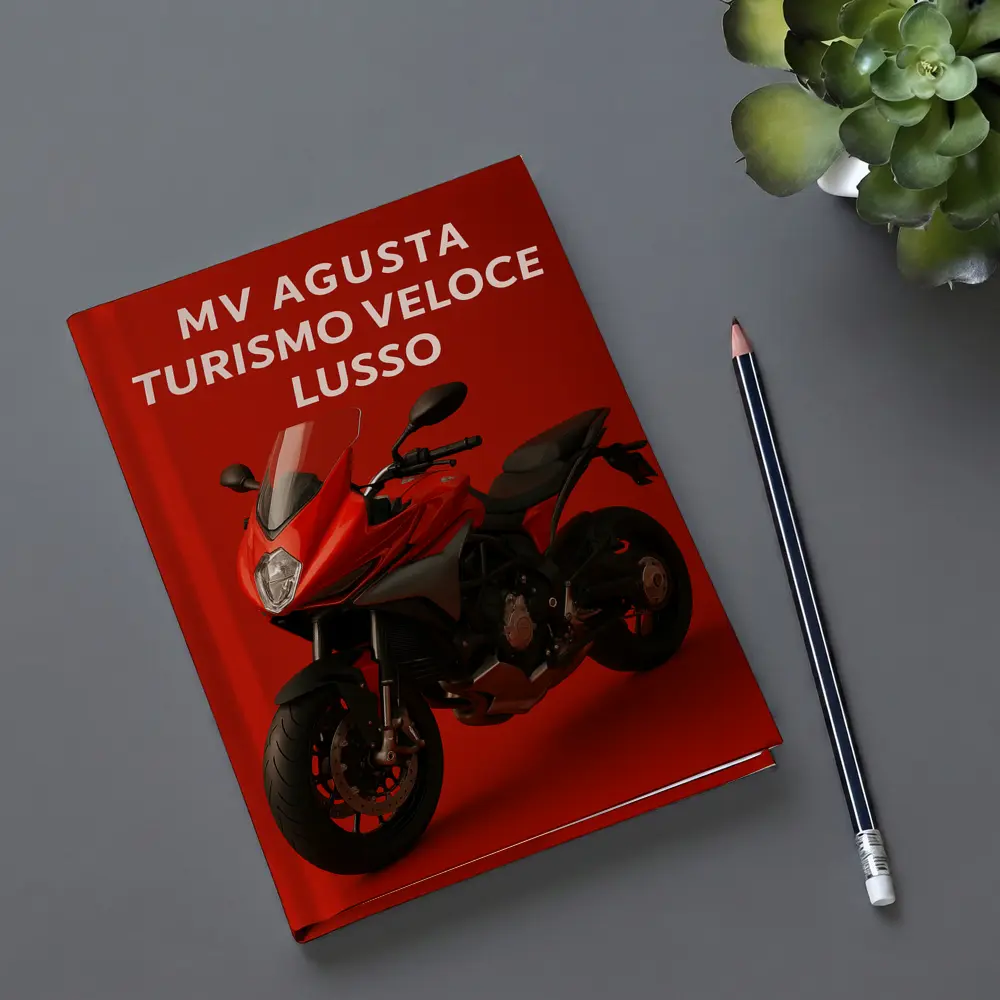 MV Agusta Turismo Veloce Lusso Red Background – Notebooks