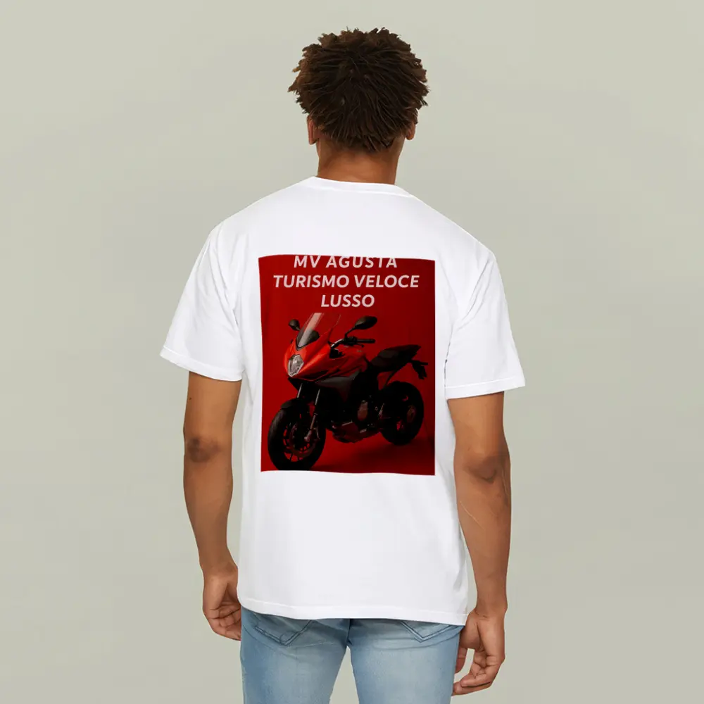 MV Agusta Turismo Veloce Lusso Red Background – T-Shirts