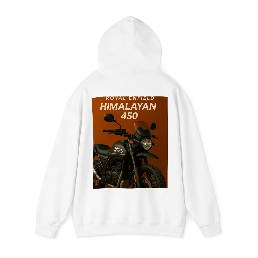Royal Enfield Himalayan Matte Black Adventure Motorcycle – Hoodies