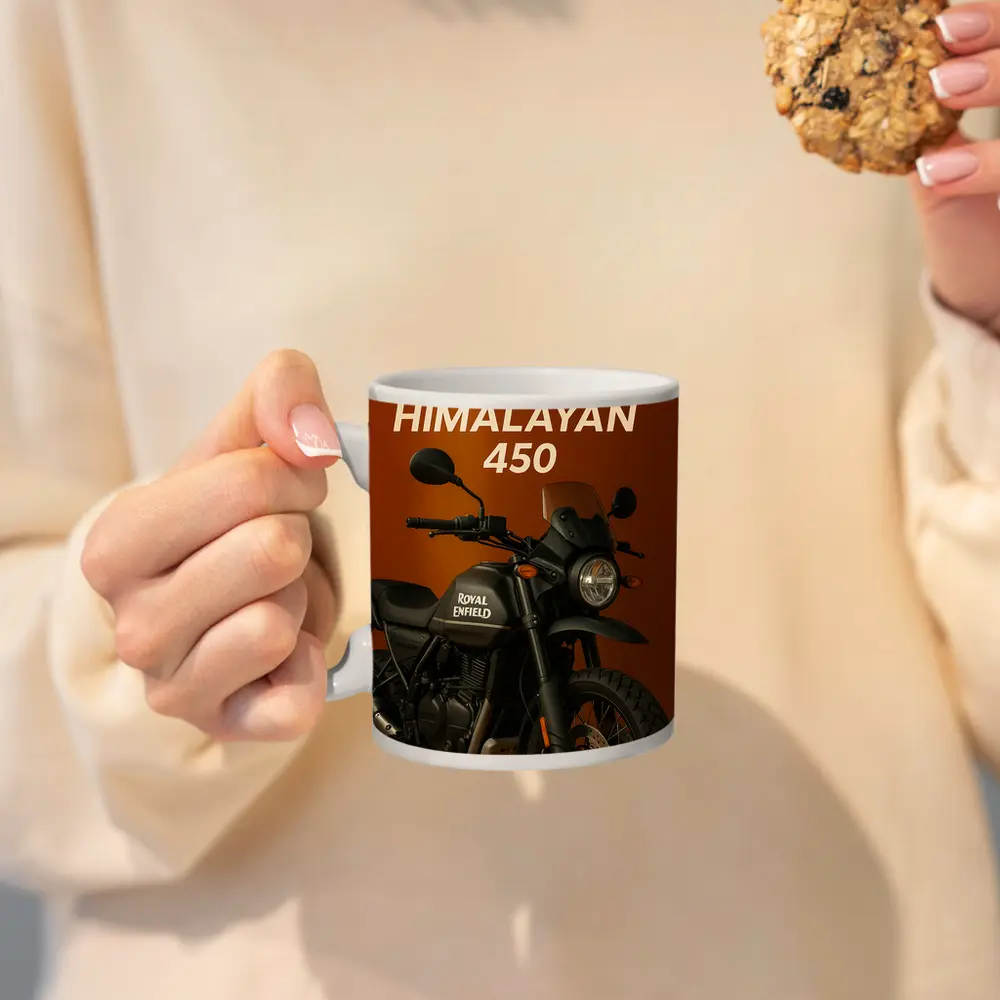 Royal Enfield Himalayan Matte Black Adventure Motorcycle – Mugs