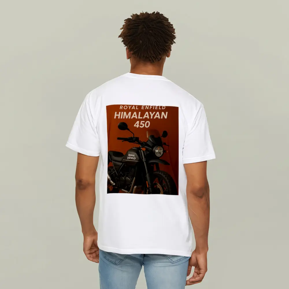 Royal Enfield Himalayan Matte Black Adventure Motorcycle – T-Shirts