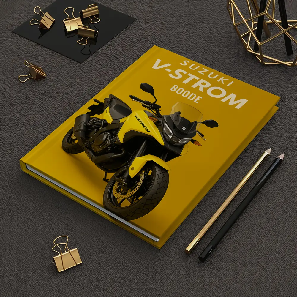 Suzuki V-Strom 800DE Yellow Adventure Motorcycle – Notebooks