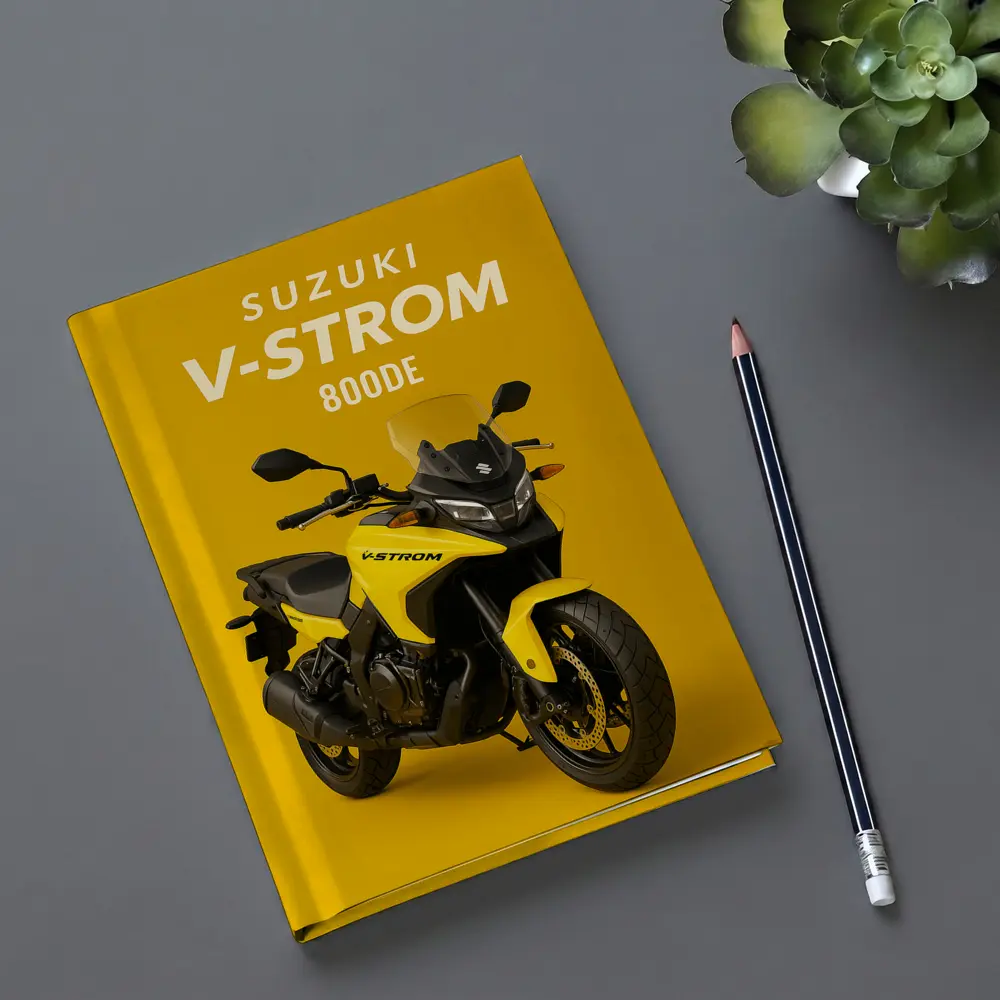Suzuki V-Strom 800DE Yellow Adventure Motorcycle – Notebooks