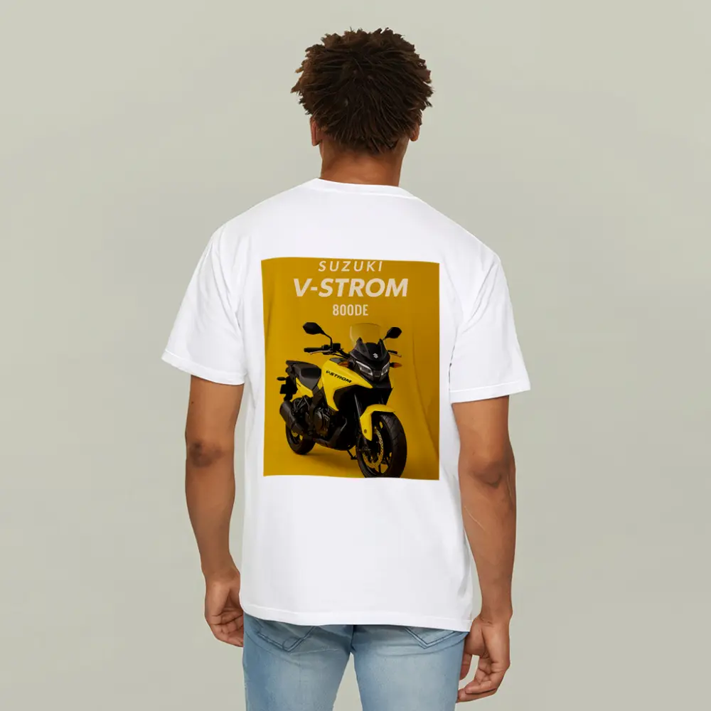 Suzuki V-Strom 800DE Yellow Adventure Motorcycle – T-Shirts
