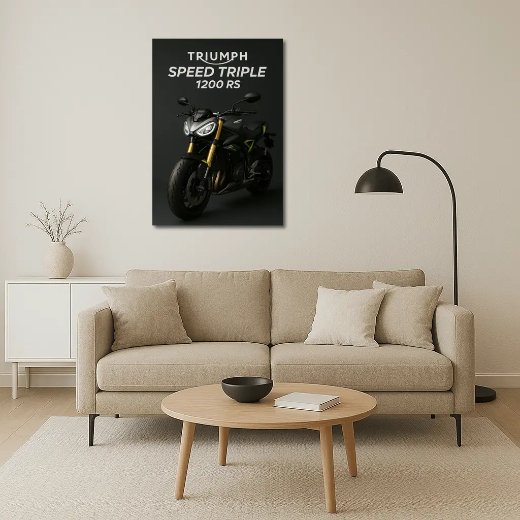 Triumph Speed Triple 1200 RS Dark Studio – Wall Art