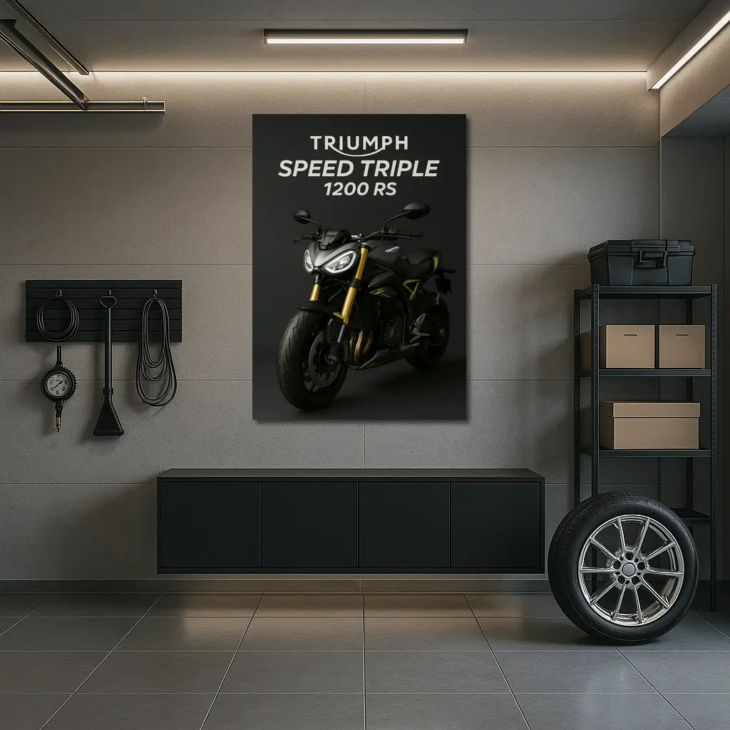Triumph Speed Triple 1200 RS Dark Studio – Wall Art