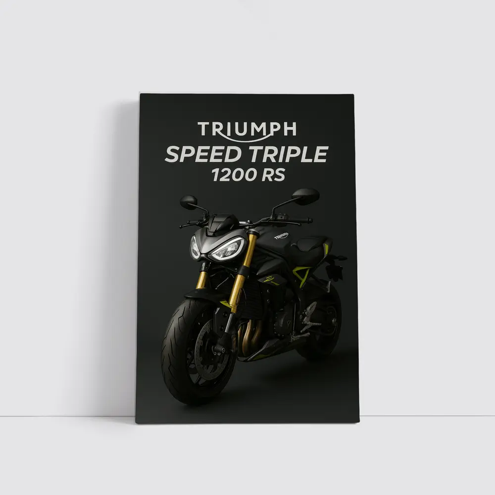 Triumph Speed Triple 1200 RS Dark Studio – Wall Art