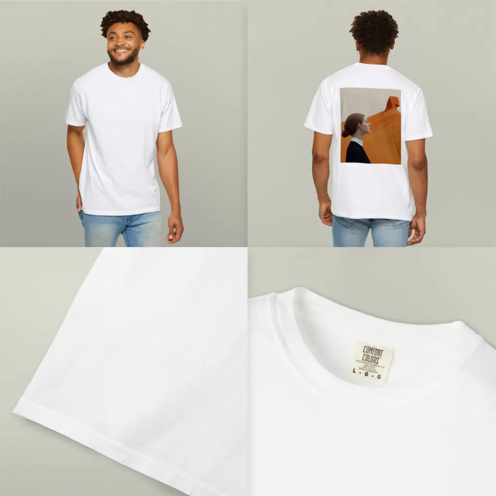 Woman Profile Desert Sphinx Surreal Art – T-Shirts