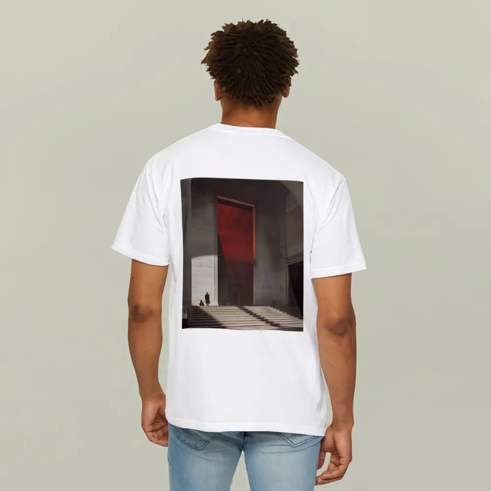 Grand Hall Red Light Architectural Interior Art – T-Shirts
