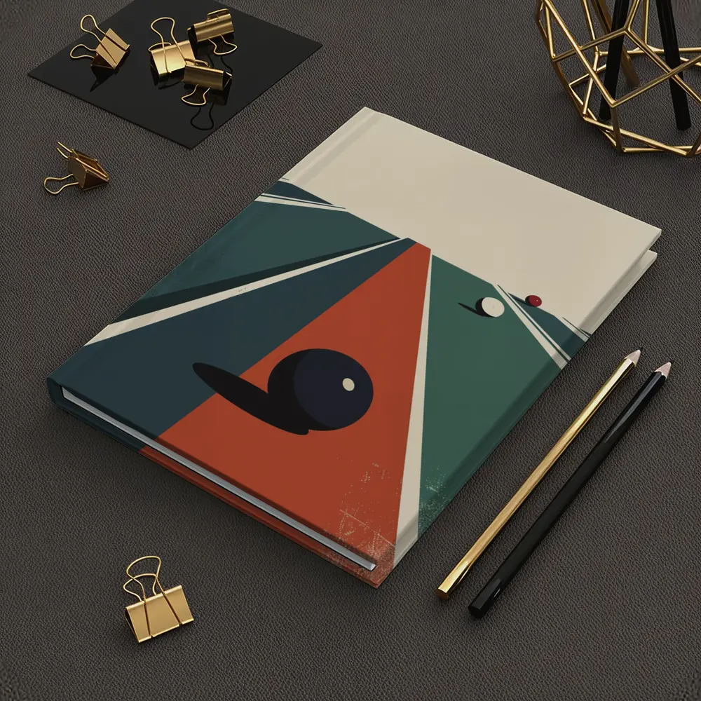 Retro Bowling Alley Minimalist Art Print – Notebooks