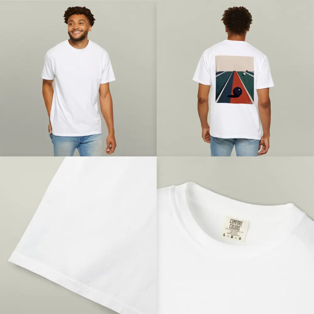 Retro Bowling Alley Minimalist Art Print – T-Shirts