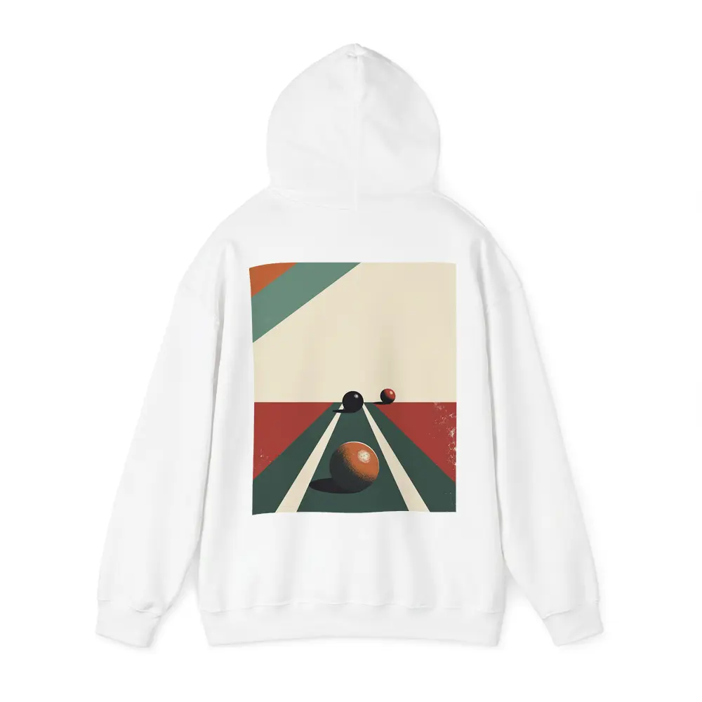 Retro Bocce Balls Minimalist Geometric Art – Hoodies