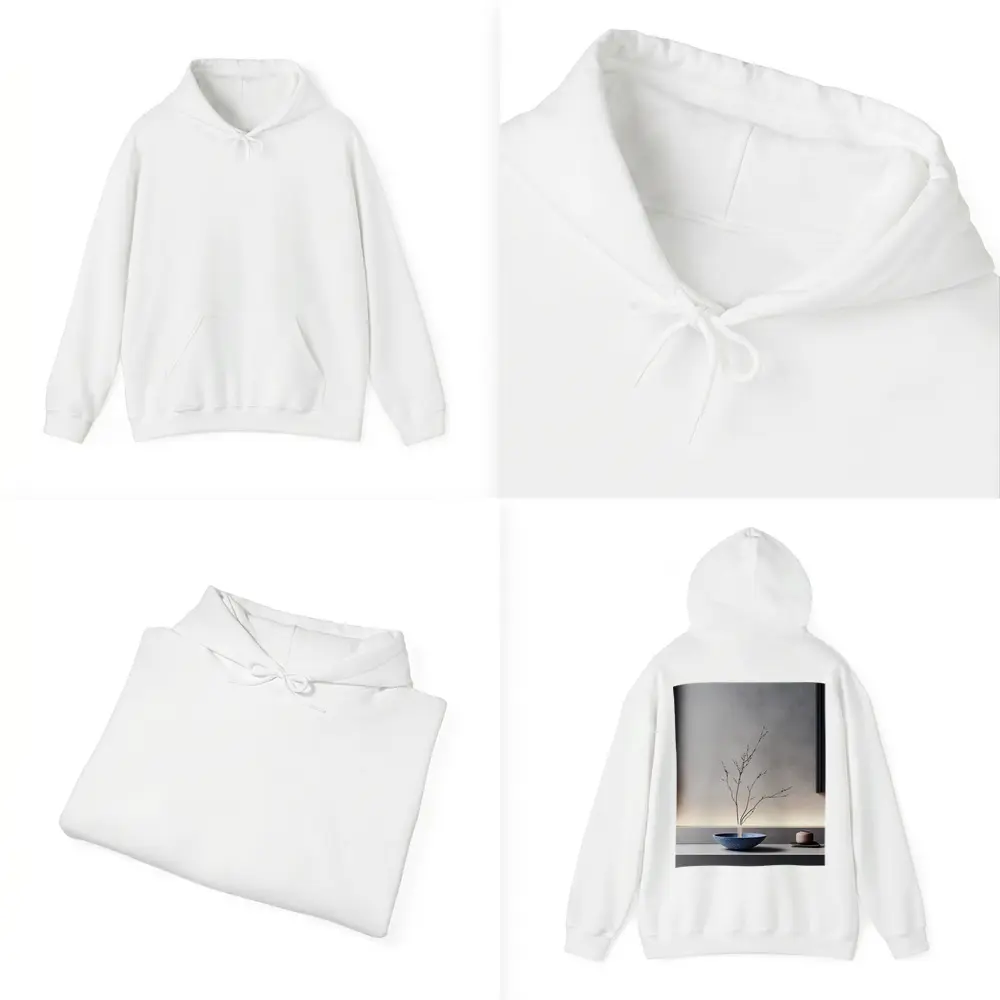 Blue Bowl Bare Branch Japanese Minimal Interior – Hoodies