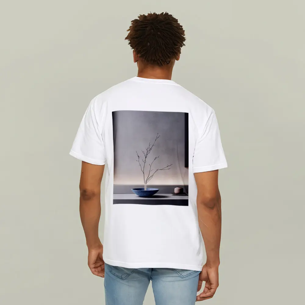 Blue Bowl Bare Branch Japanese Minimal Interior – T-Shirts
