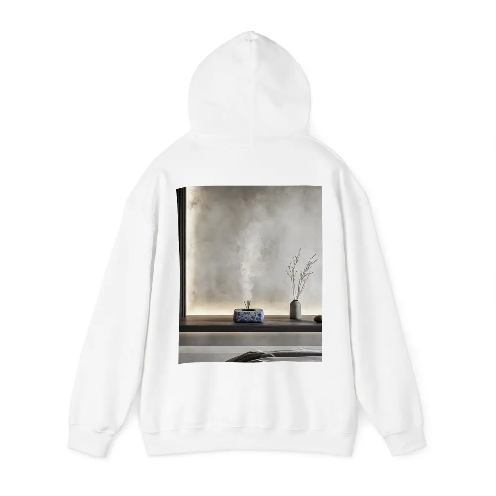 Japanese Minimal Calm Bedroom Interior Gray Wall – Hoodies