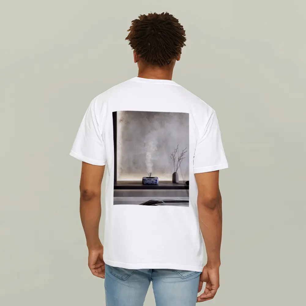 Japanese Minimal Calm Bedroom Interior Gray Wall – T-Shirts