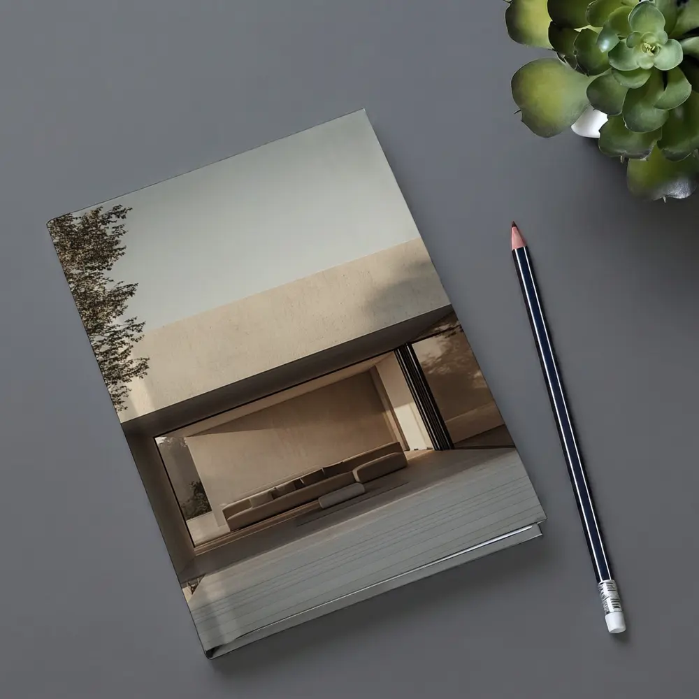 Minimalist Concrete House Open Living Space – Notebooks