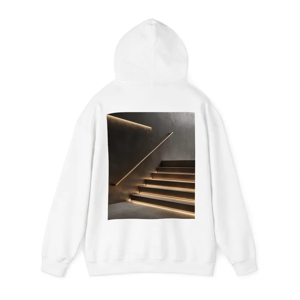 Modern Staircase Warm LED Strip Lighting Interior – Hoodies