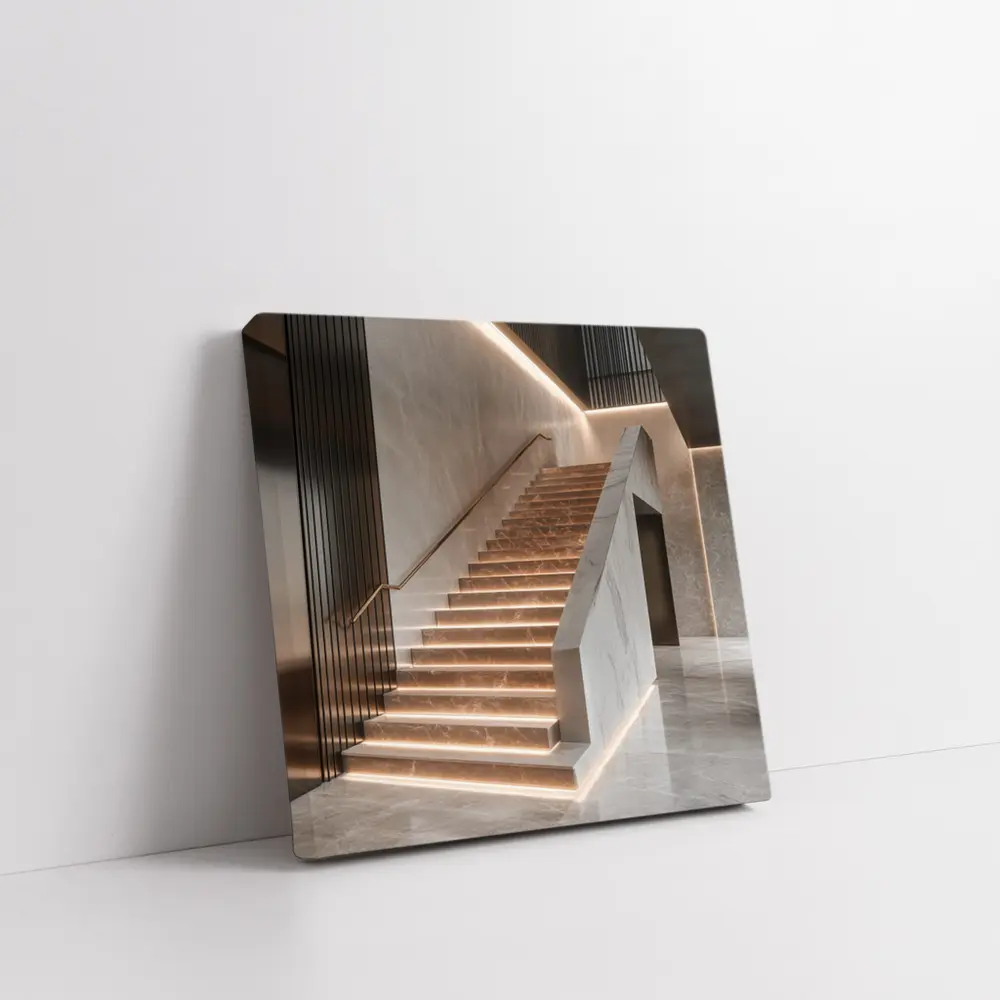 Marble Staircase Luxury Modern Interior Design – Wall Art