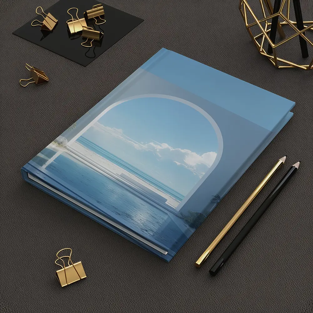 White Arch Pool Overlooking Blue Ocean – Notebooks