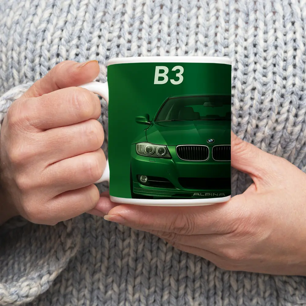 Alpina B3 Green BMW Art Print – Mugs