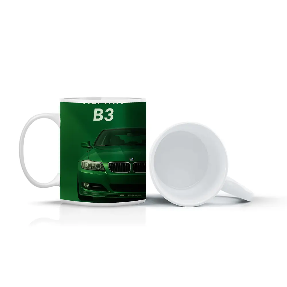 Alpina B3 Green BMW Art Print – Mugs