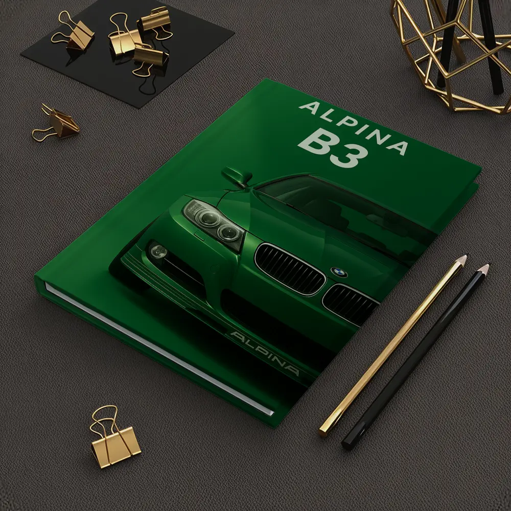 Alpina B3 Green BMW Art Print – Notebooks