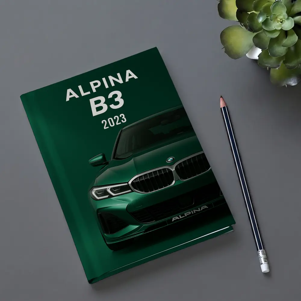 BMW Alpina B3 2023 Green Front View – Notebooks