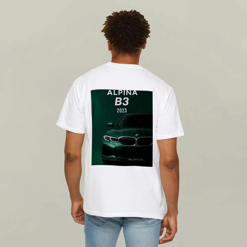 BMW Alpina B3 2023 Green Front View – T-Shirts