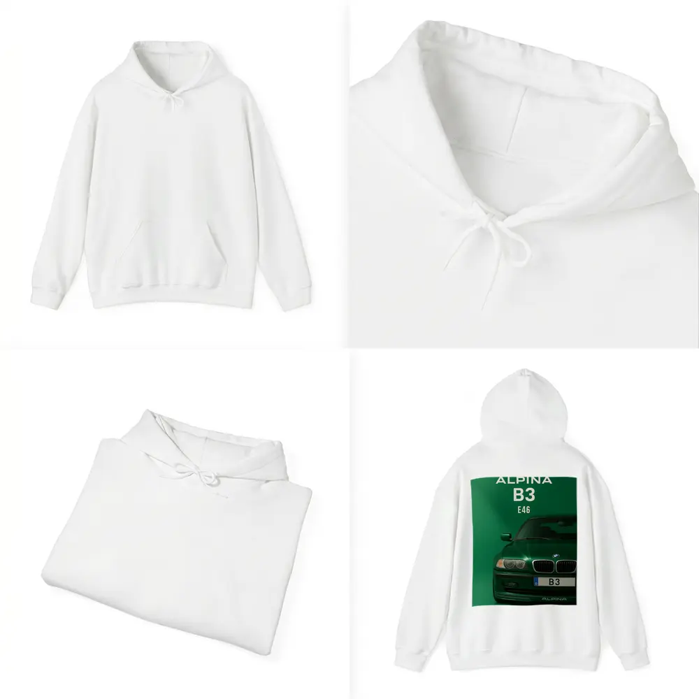 Alpina B3 E46 Green Minimal Art – Hoodies