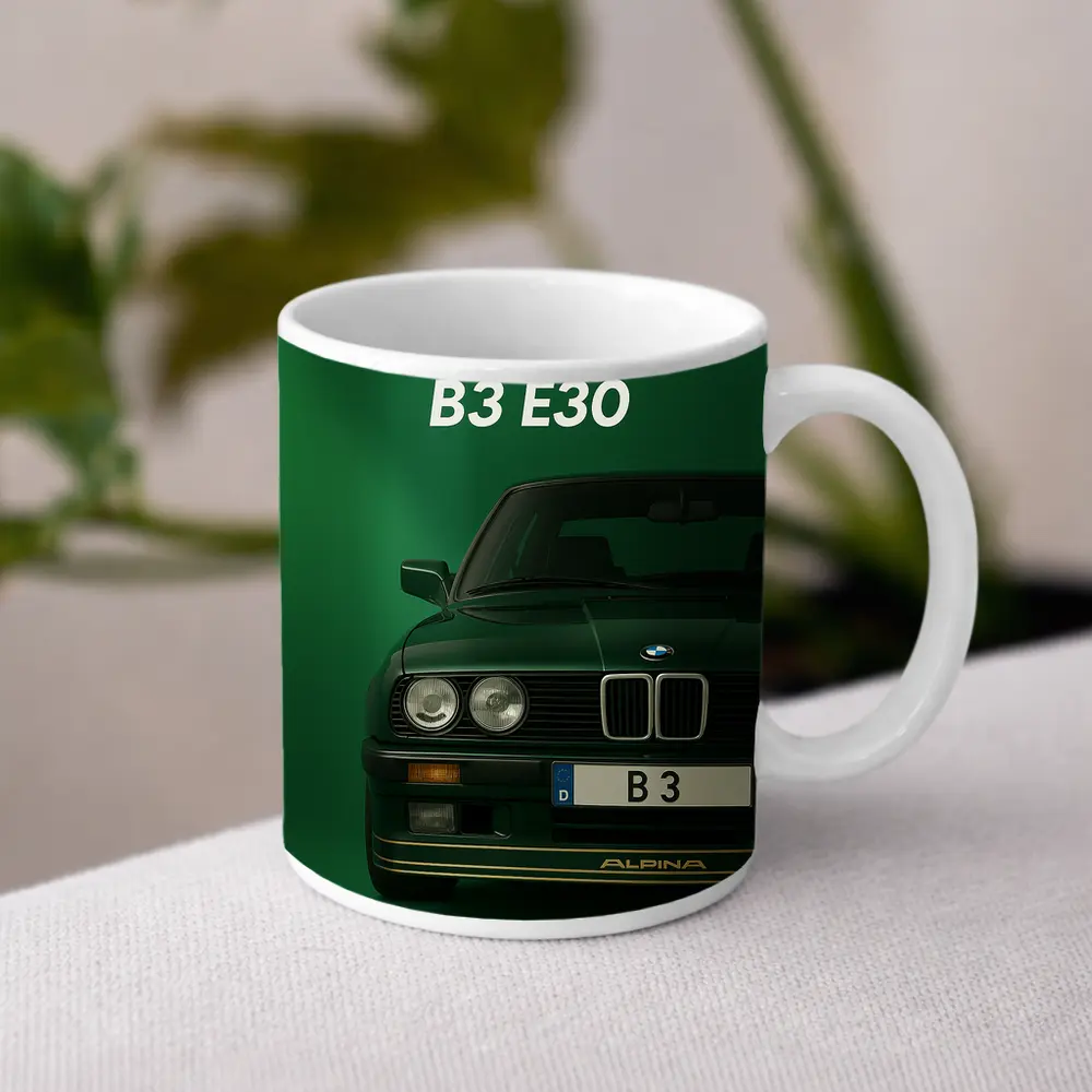 Alpina B3 E30 Classic Green Wall Art – Mugs