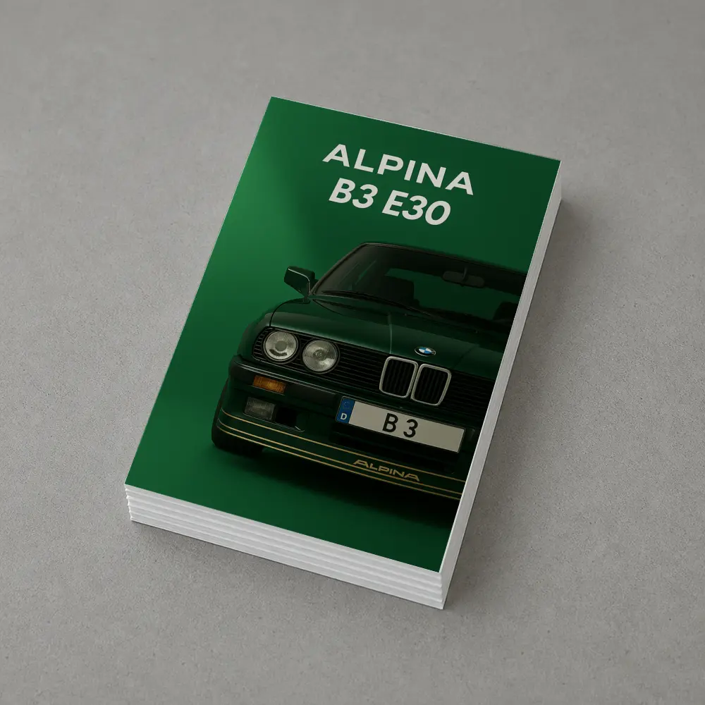 Alpina B3 E30 Classic Green Wall Art – Postcards
