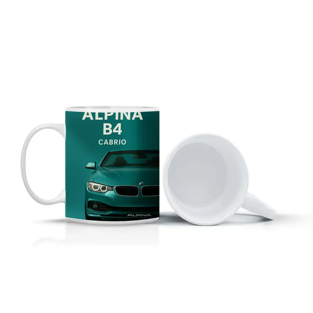 BMW Alpina B4 Cabrio Teal Green – Mugs