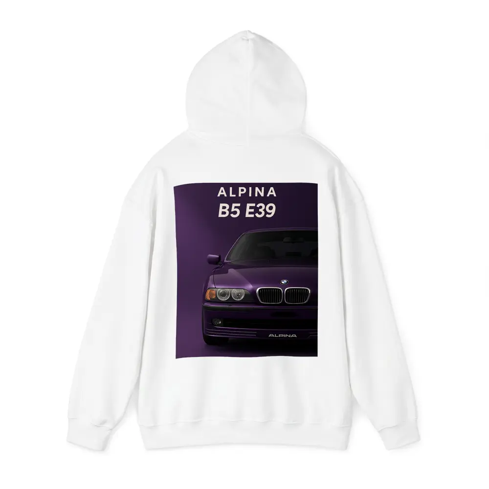 Alpina B5 E39 Purple Minimal Art – Hoodies