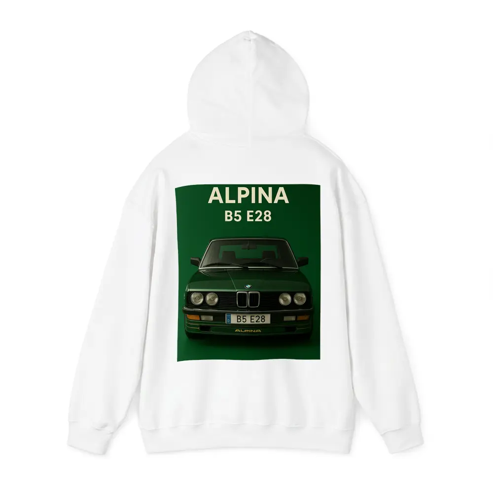 Alpina B5 E28 BMW Green Background Art – Hoodies
