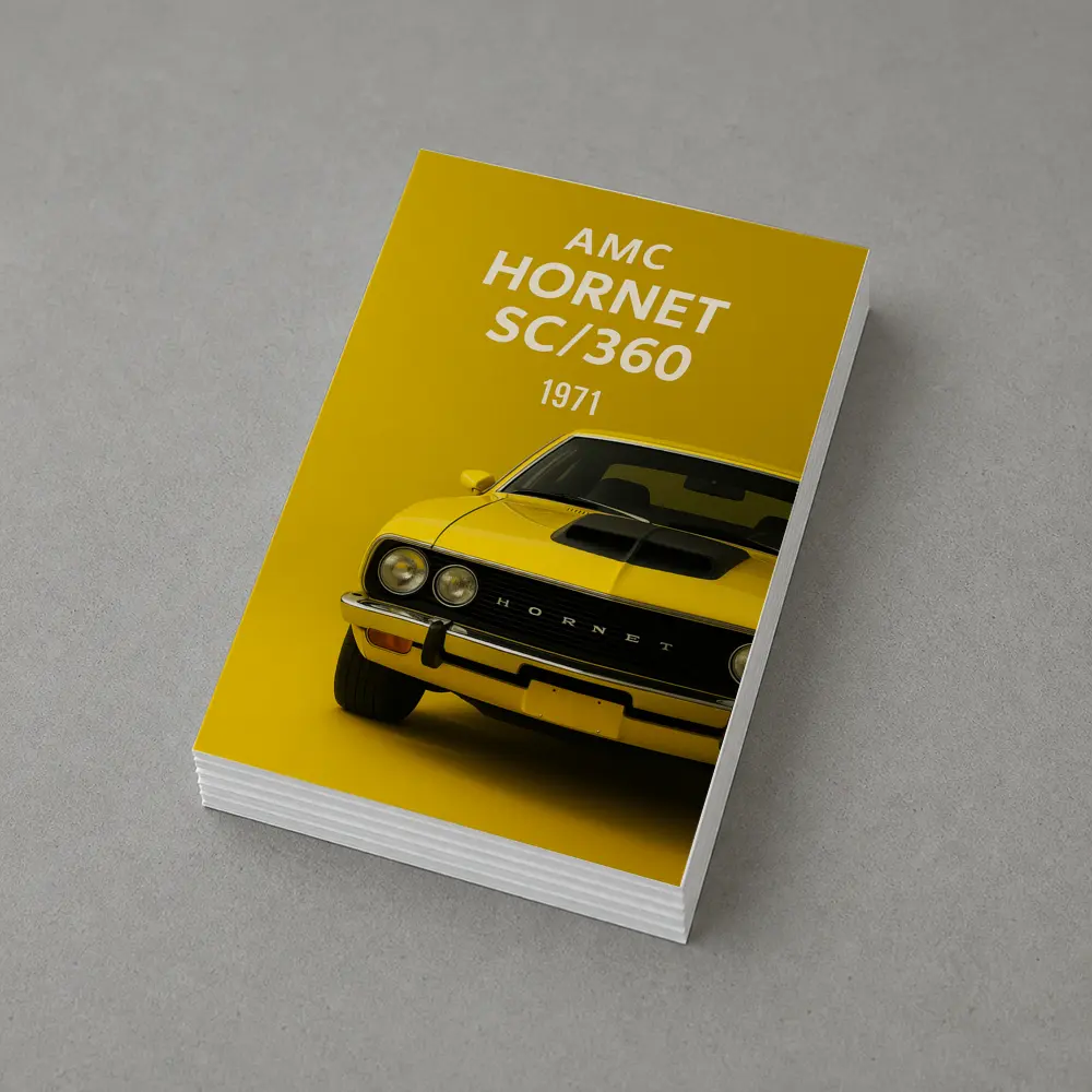 AMC Hornet SC Three Sixty Yellow Background – Postcards