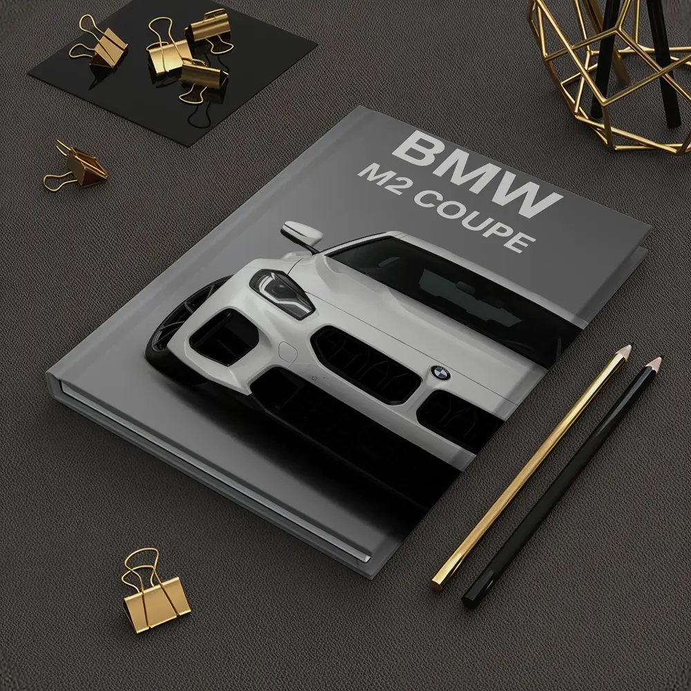 BMW M2 Coupe White Front View Gray – Notebooks