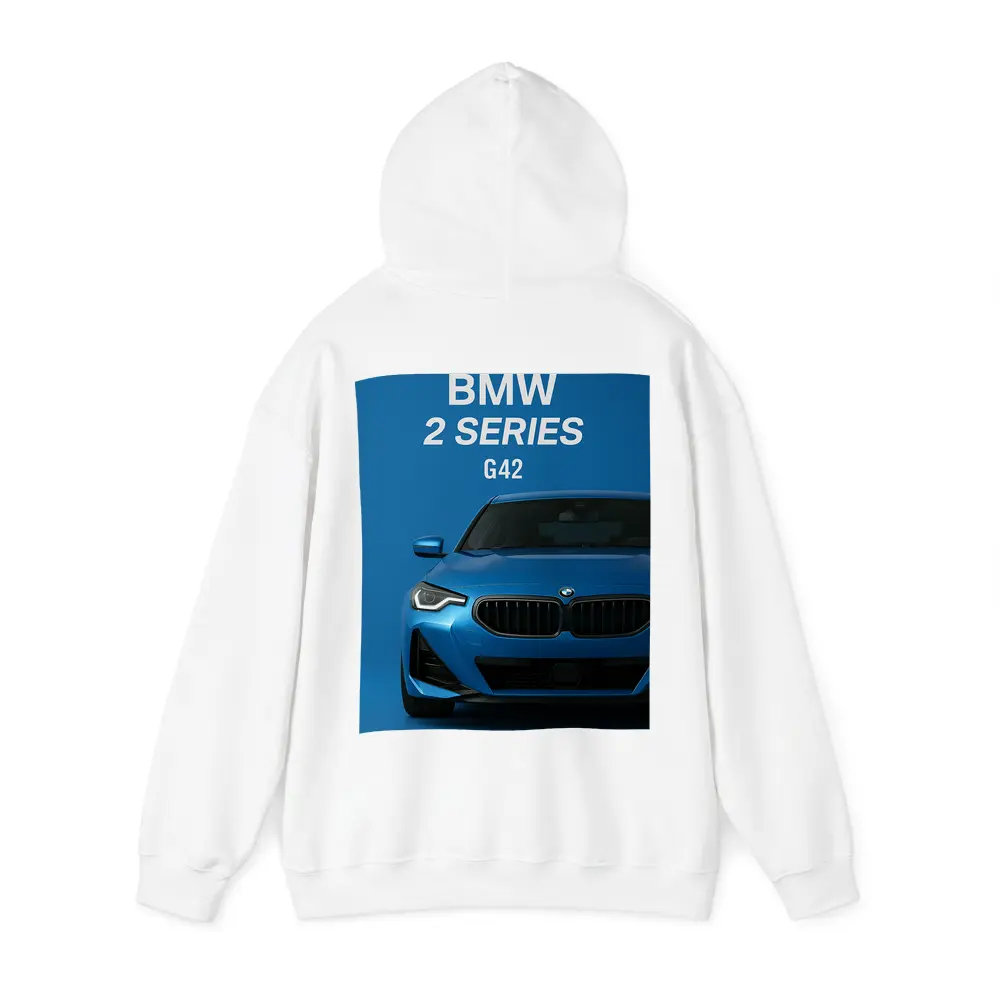 BMW Two Series G42 Blue Front View – Hoodies