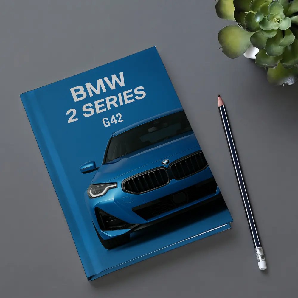 BMW Two Series G42 Blue Front View – Notebooks